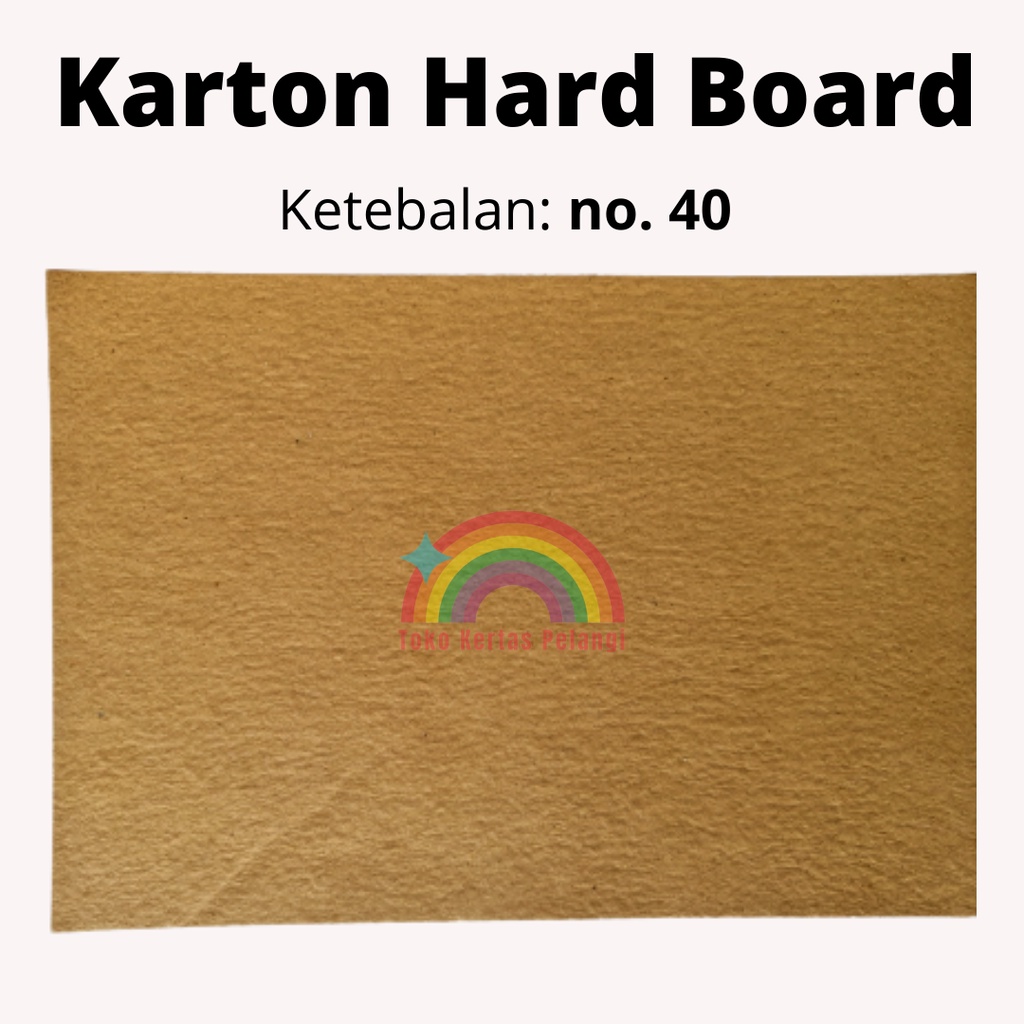 

Karton Board No. 40 Ukuran A4/F4 per 5 pcs