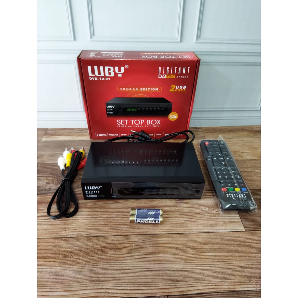 Paket Tatakan TV + Set Top Box Digital TV DVB - T2