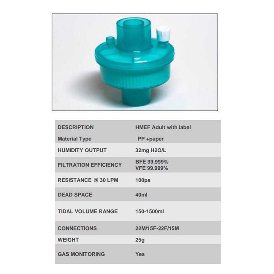 HME Filter / Disposable Breathing Filter