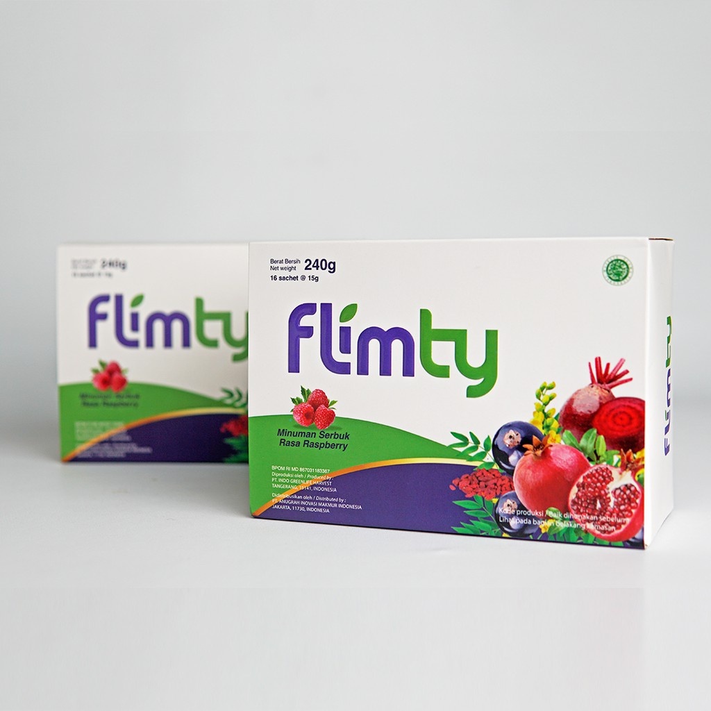 Flimty Original Fiber Box Detox Body Healthy Drink Original - Healthy Food