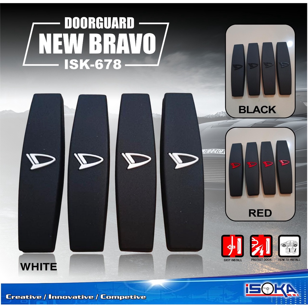 door guard daihatsu hitam
