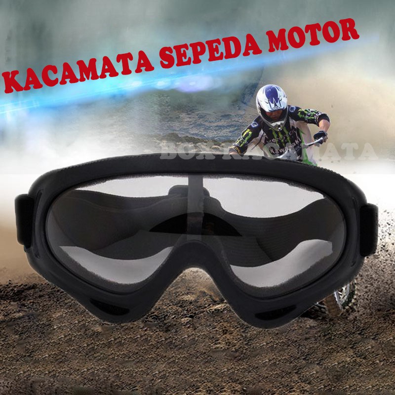 KACAMATA GOGGLES Ski TACTICAL kacamata Sepeda Motor Berkendara Malam