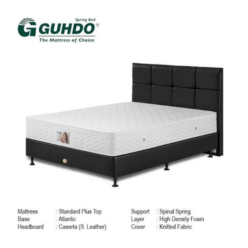 Matras ONLY Springbed Guhdo Standard Plush Top 120 x 200 Tebal 28 cm
