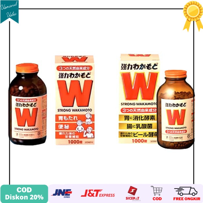 

◾COD◾ Strong Wakamoto Jepang 1000 tablets pills