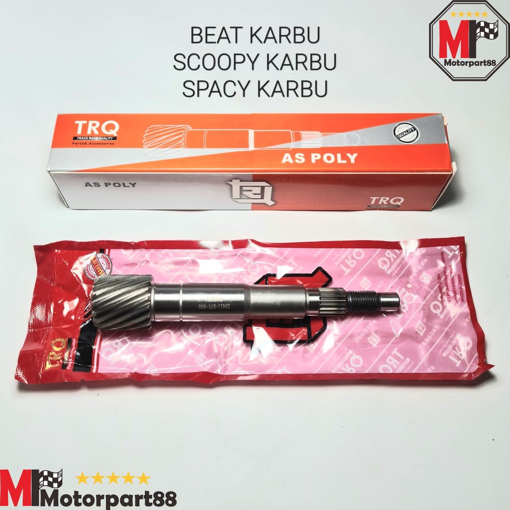 AS PULI TRQ PULLY BEAT KARBU SCOOPY SPACY KARBU TRQ