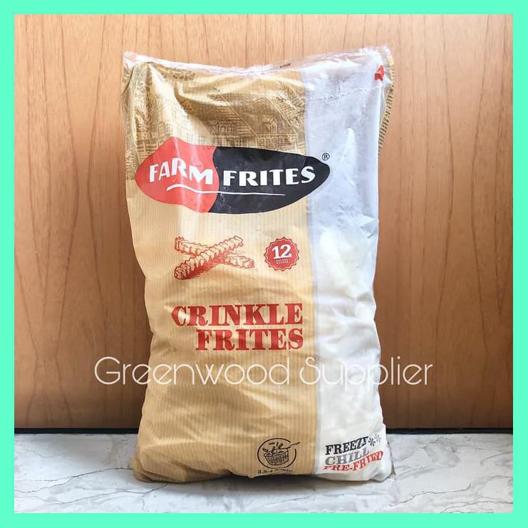 

FRENCH FRIES / KENTANG GORENG CRINKLE CUT 2,5KG (F. FRITE BRAND)