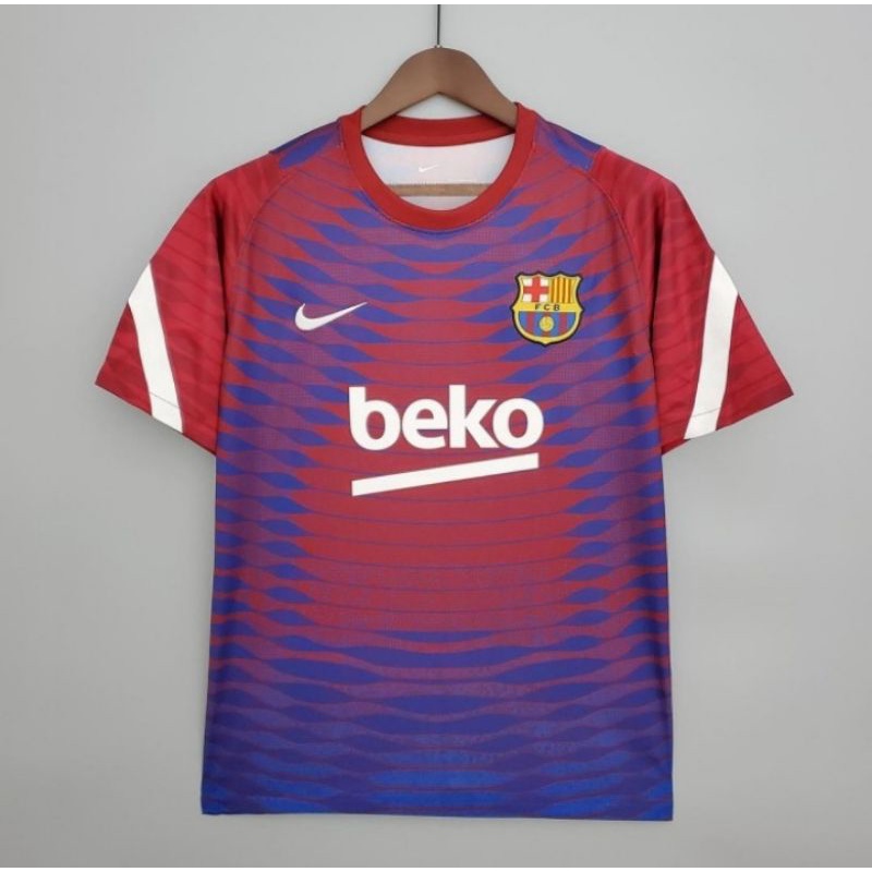 Jersey Kaos Baju Bola Barca Barcelona Home Training Latihan Prematch Pre Match 2020 2021 2022 Grade 