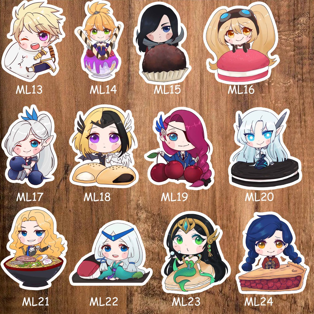 Stiker Sticker Anime Game Games Lengkap Mobile Legend Bang Bang