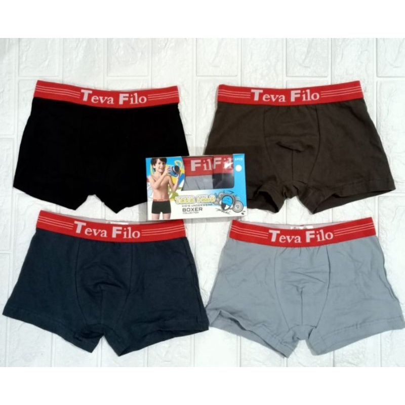 Celana Boxer Anak Cowok TEVA FILO KID'S ART.TF607
