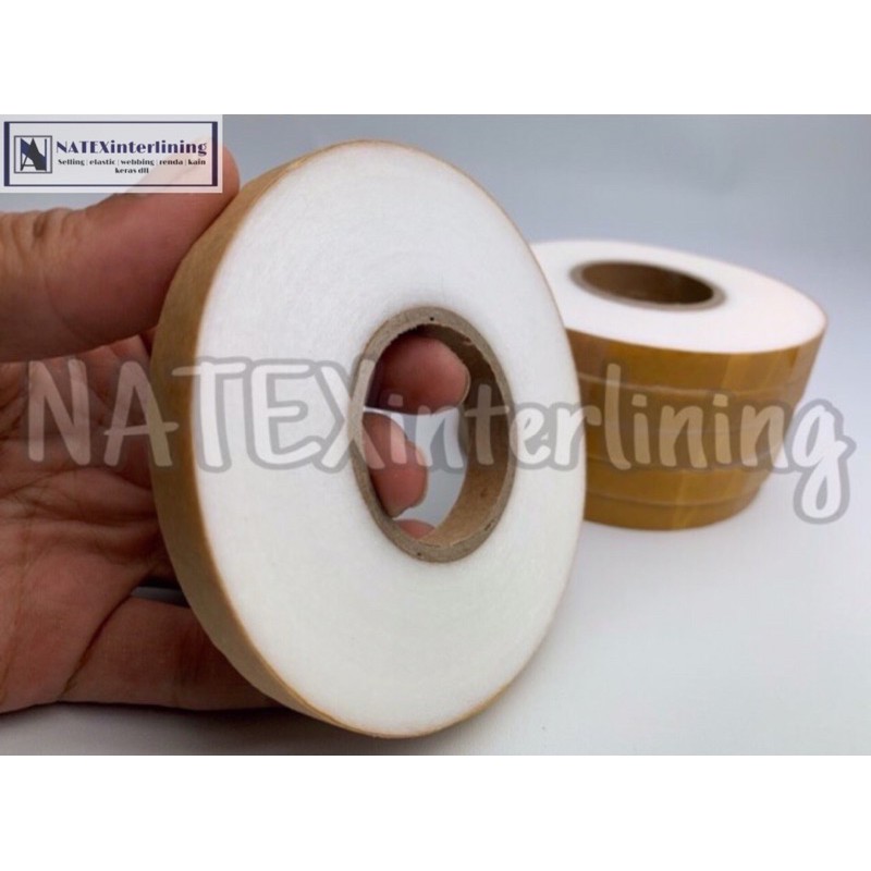Lem sum atau som fisofix textile /perekat kain/perekat textile/lem pengganti som /perekat 2 sisi