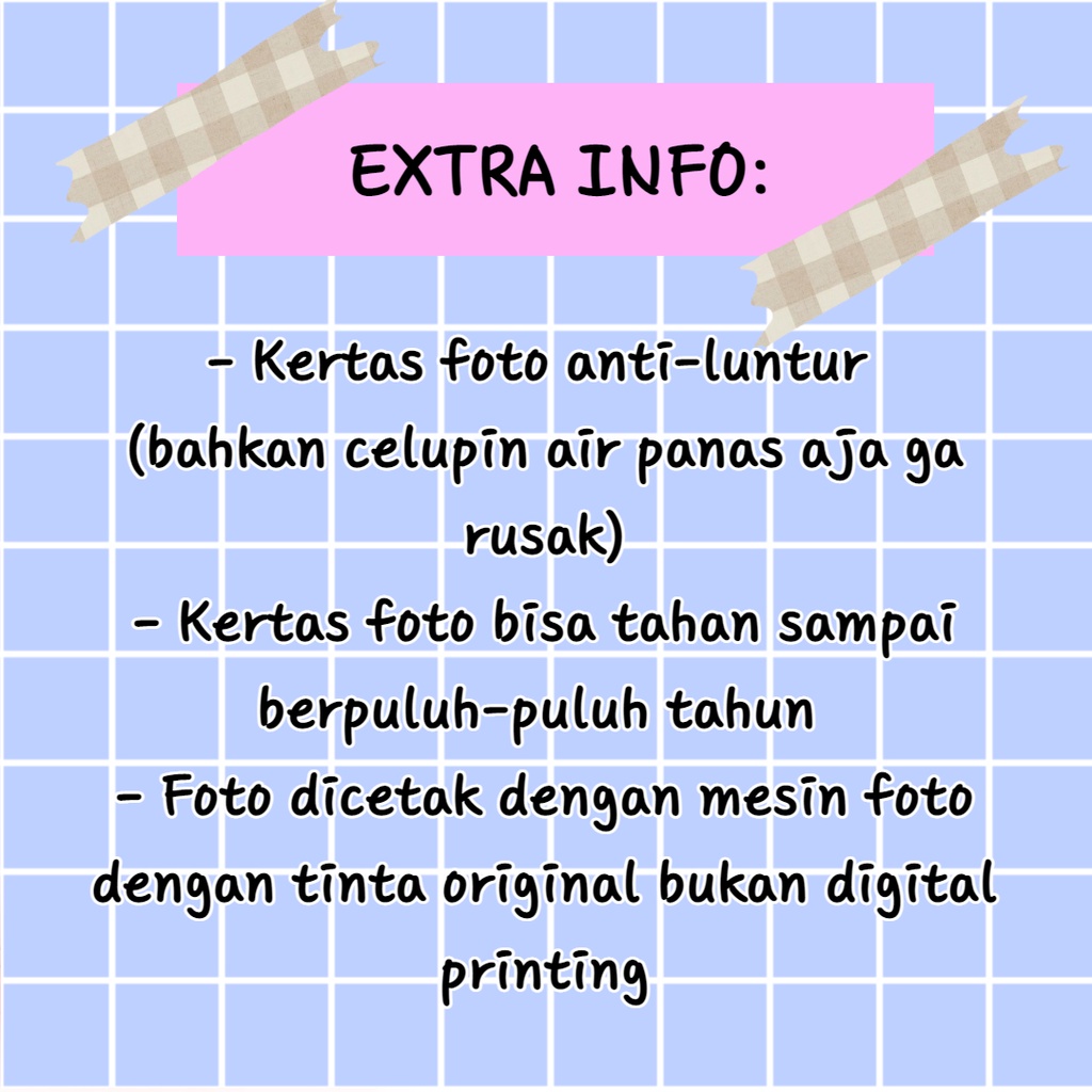 NF Cuci cetak foto express / Cetak pas foto (Gratis edit background ) / Kertas foto asli