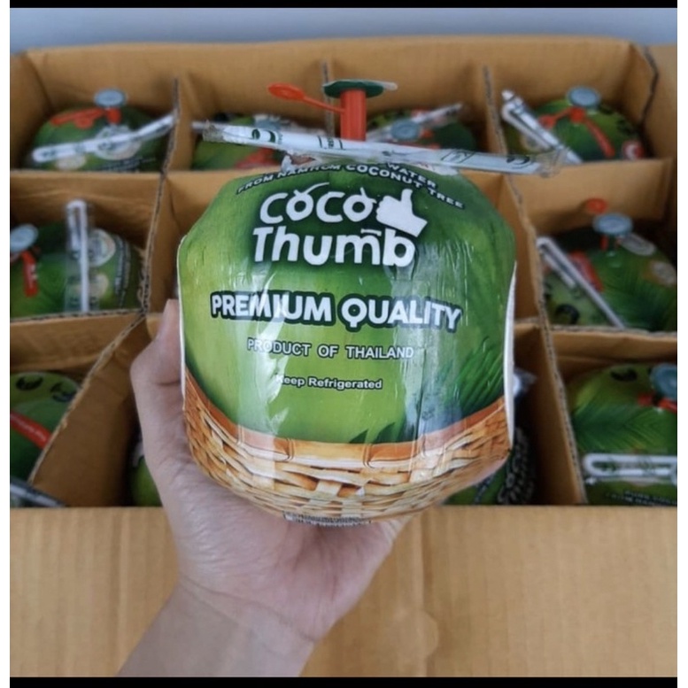 

Coco thumb buah kelapa segar thailand 1 dus isi 12