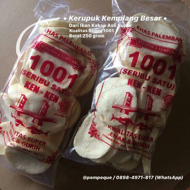 Kerupuk Kemplang Palembang (Besar) 1001 250 gram