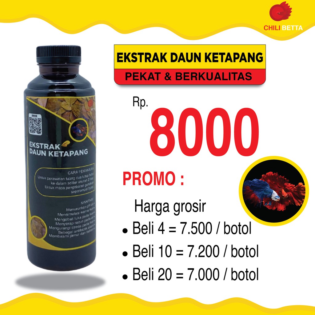 

EKSTRAK DAUN KETAPANG 250 ML