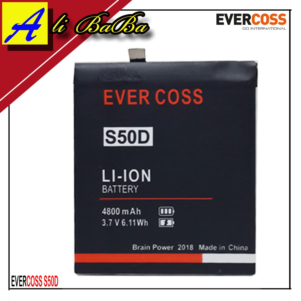 Baterai Handphone Evercoss Genpro X S50D X50D Double Power Evercoss Batre HP Cross S50D Batu Batre