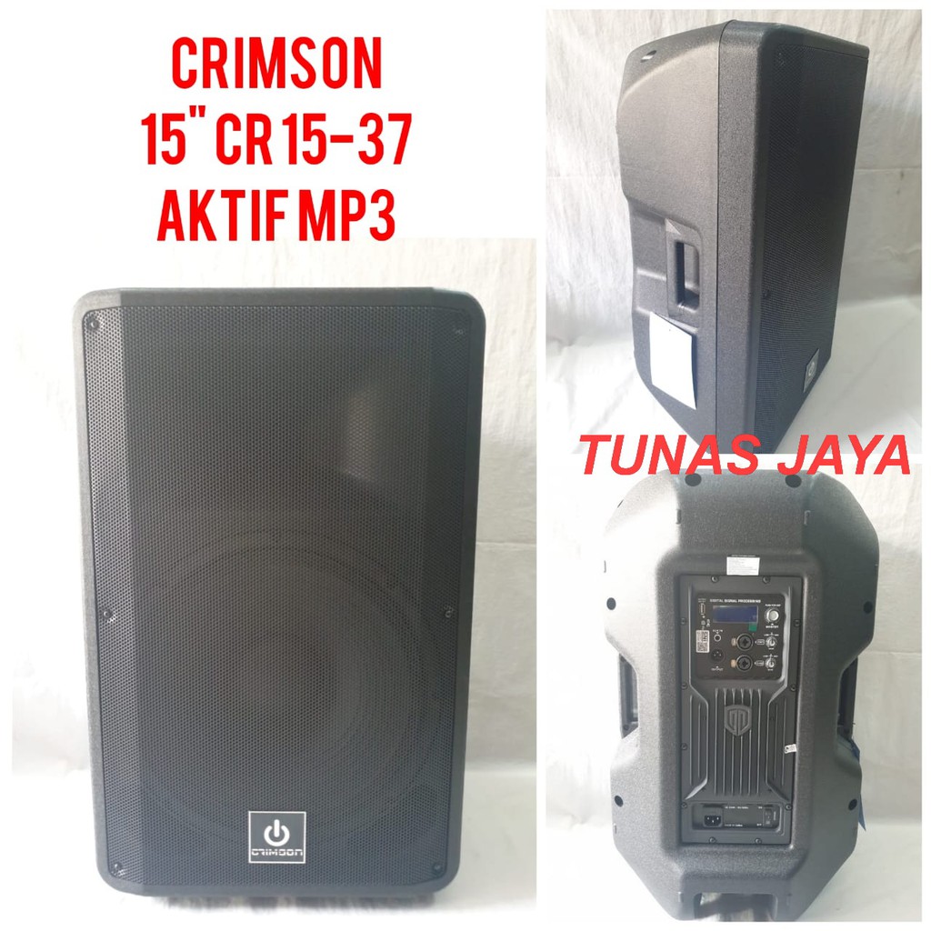 Speaker Aktif Crimson 15ins CR 15-37 Aktif MP3 isi 1buah