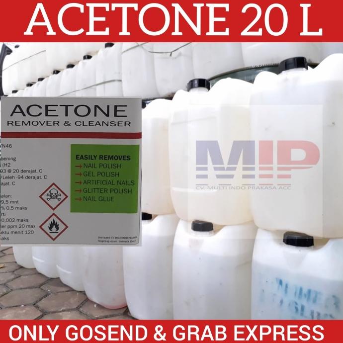 [[[SALE]]] Aseton acetone pembersih kutek - Acetone - 20 liter