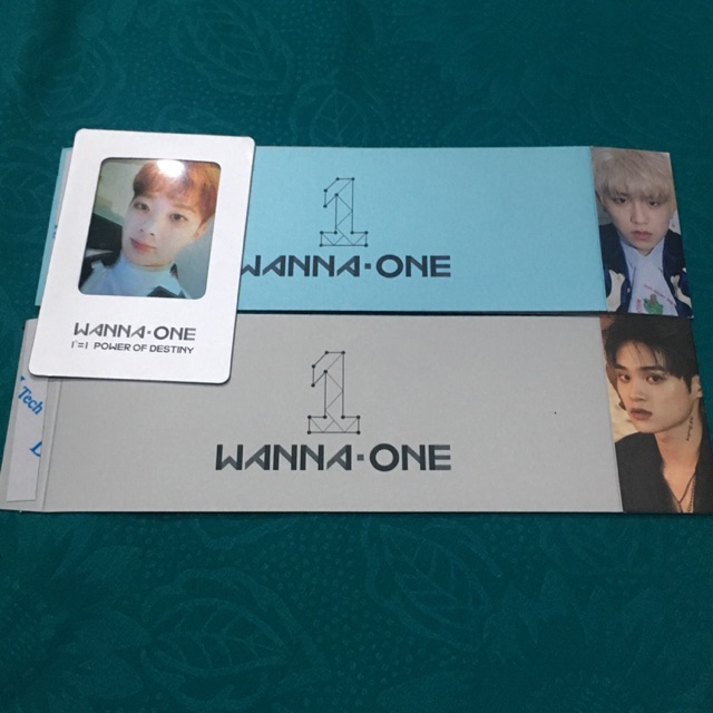 Wanna One Power Of Destiny Sleeve PC Photo Card Guanlin / Woojin / Daehwi