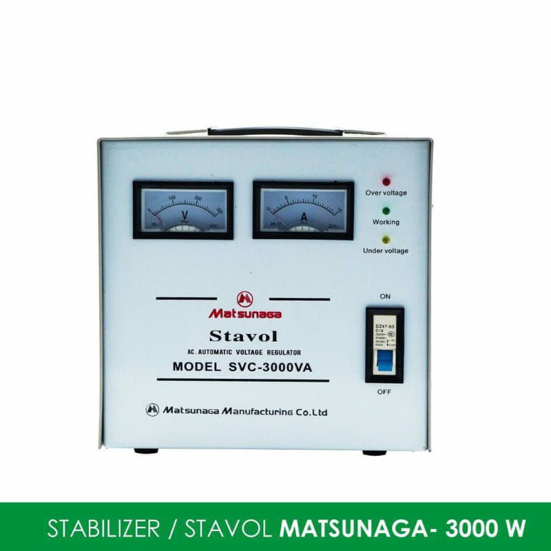 Stabilizer Matsunaga 3000watt Stavol SVC 3000watt