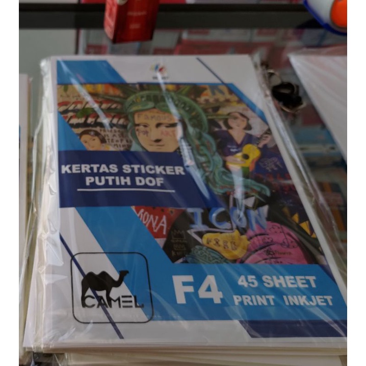 

kertas sticker hvs f4