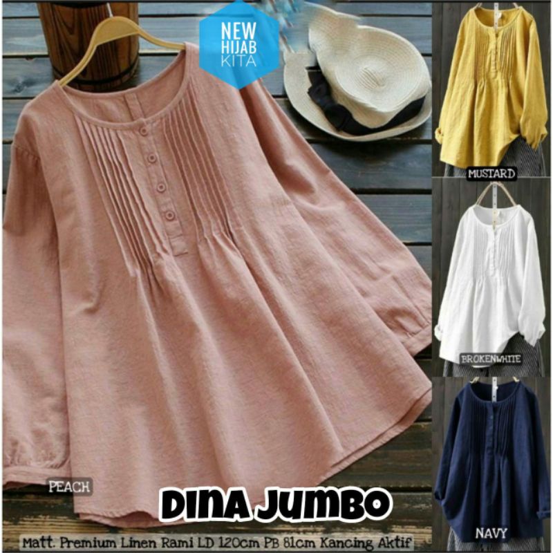 DINA TUNIK KATUN LINEN JUMBO LD 120