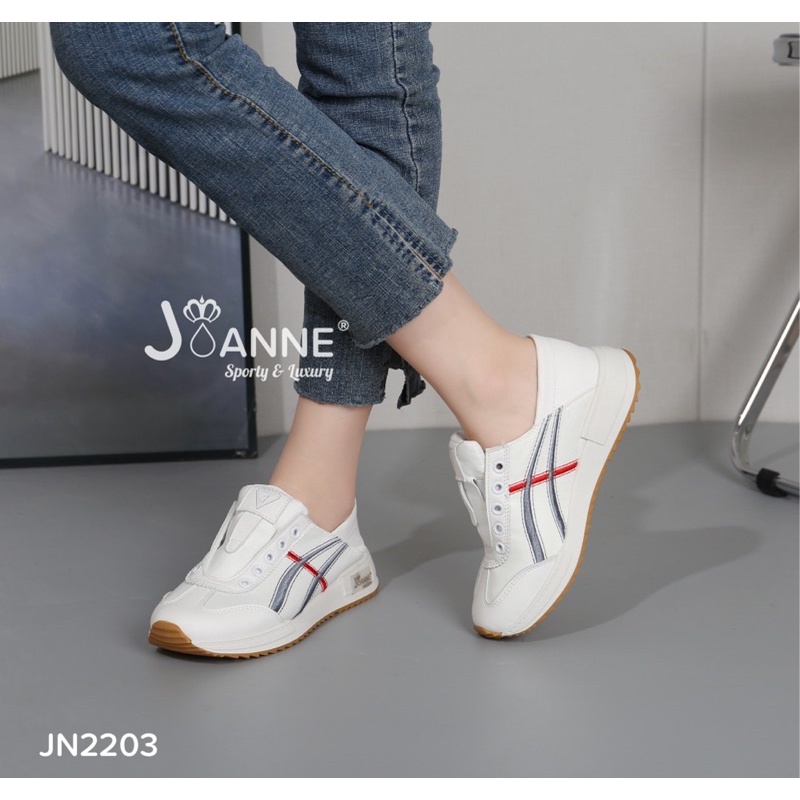 [ORIGINAL] JOANNE 2Fungsi Slip On Sneakers Shoes Sepatu Wanita #JN2203