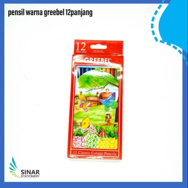 

PENSIL WARNA GREEBEL 12 WARNA PANJANG