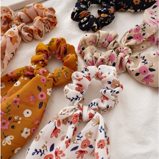 Scrunchies Scrunchie Skruncis Ikat Rambut / Karet Rambut Korea Imke