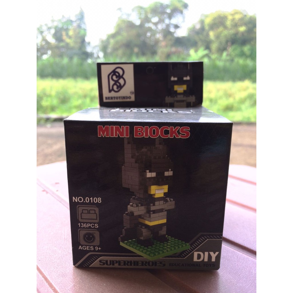 Mini block-lego mini- ukuran nano lego unik - superhero- batman- murah