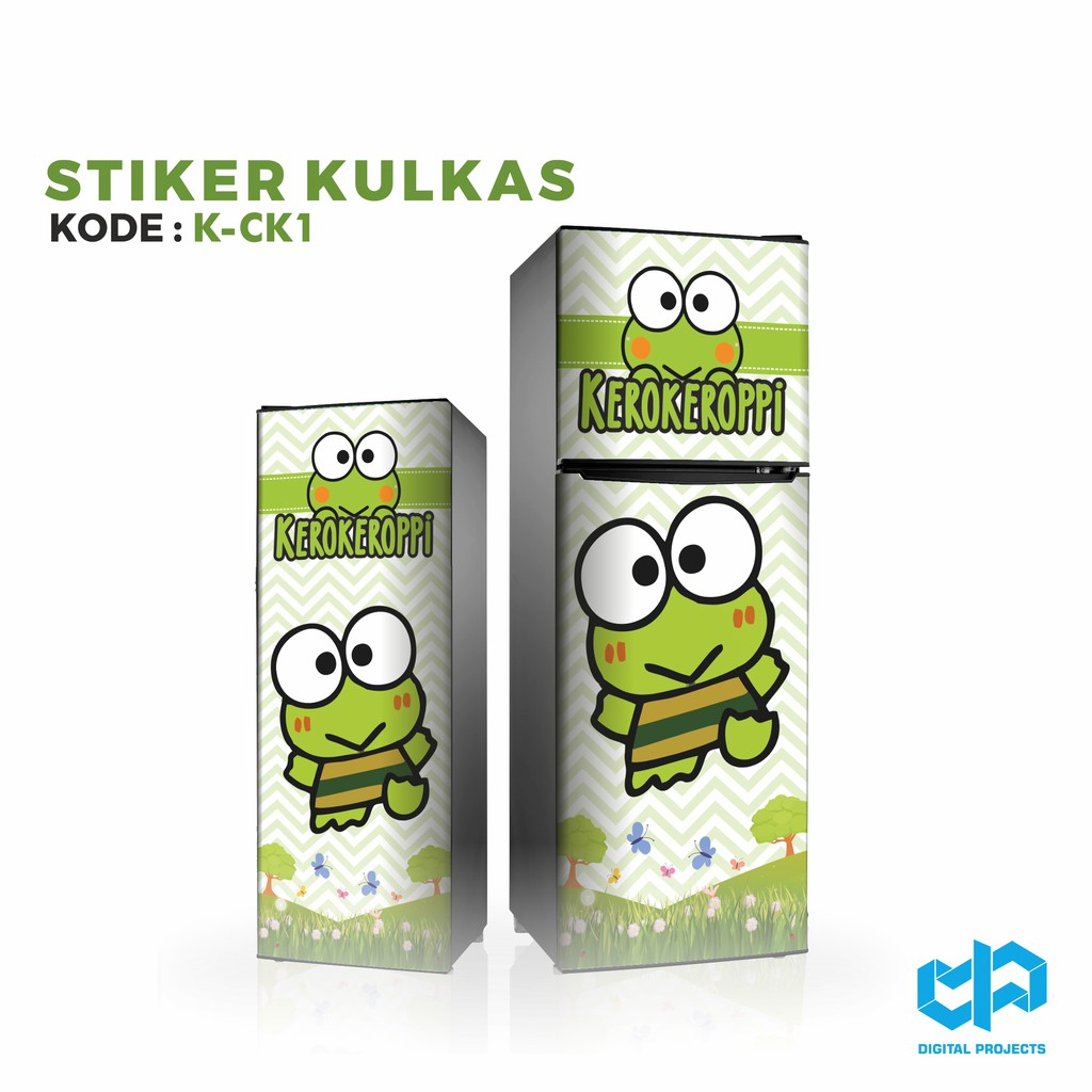  Stiker  Kulkas  1 Pintu Dan Kulkas  2 Pintu motif Karakter 