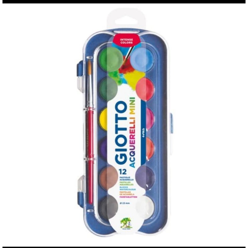 

Giotto Acquerelli Mini 12 Warna Cat Air - 23 mm