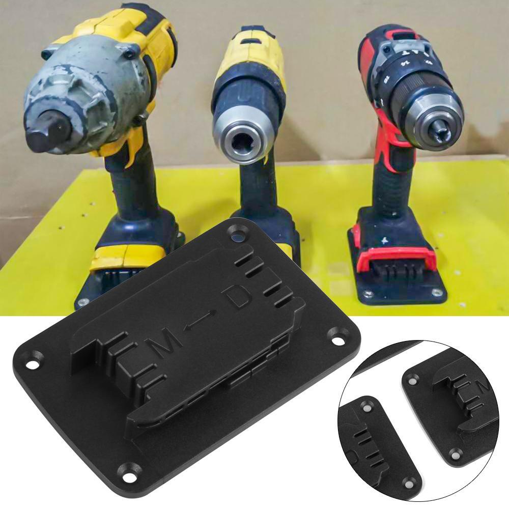 Populer1/4pcs Tempat Perkakas Tahan Lama Power Tools Storage Base Bor Listrik Mount Untuk Milwaukee M18 18V
