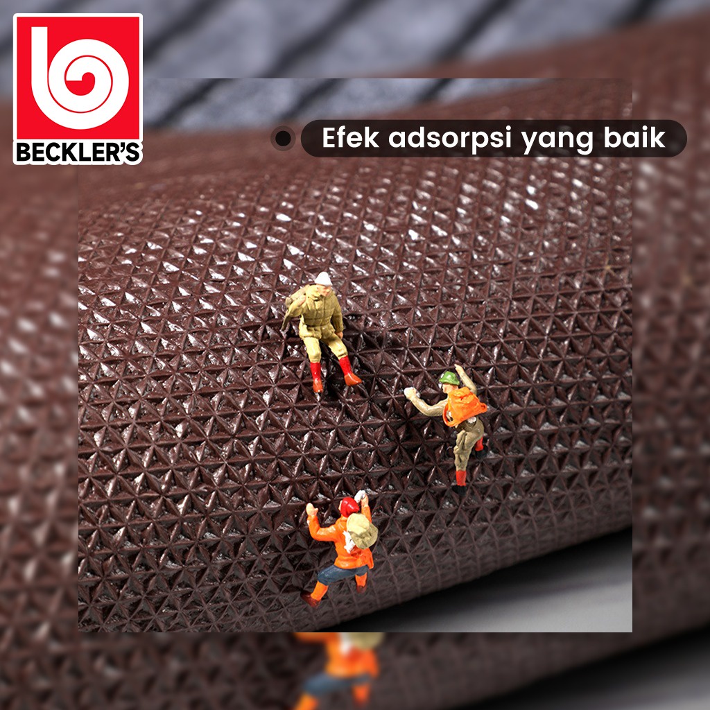 Keset Lantai Premium Motif Garis Bahan Karet PVC 50X120CM Tebal BISA CUSTOM UKURAN