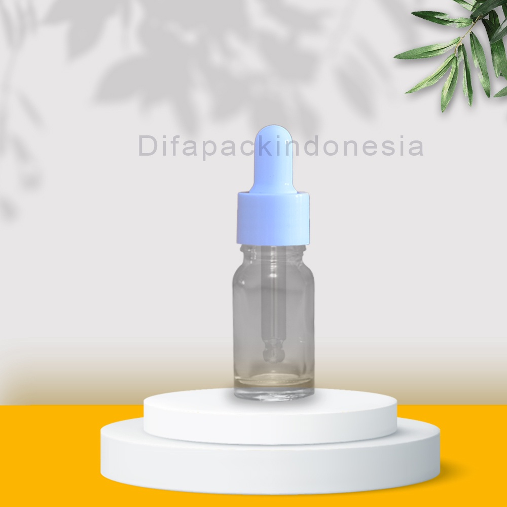 Jual Botol Pipet 10ml Karet Putih Ring Putih Polos Body Bening Tebal ...