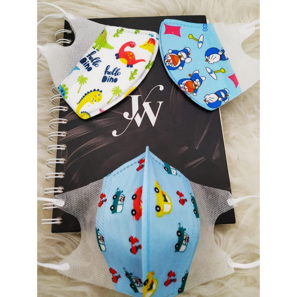 Masker Anak Duckbill KN95 Karakter 3ply Duckbill Earloop 2-8 thn PROMO