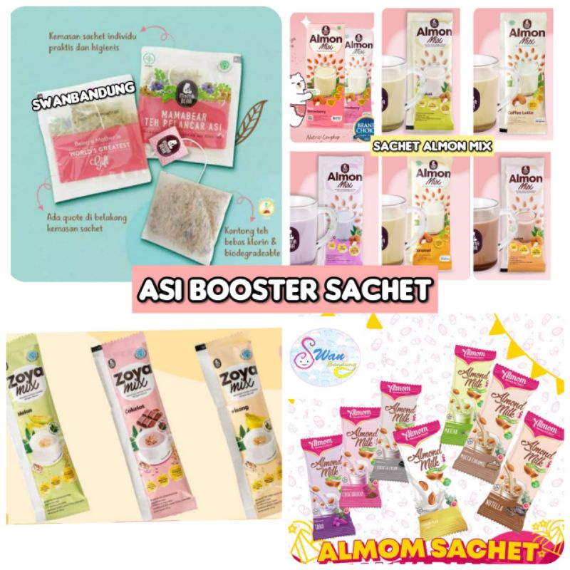 (ECER/ SACHET) Zoya Mix Mamabear Pelancar Asi Almon Mix Mamabear Ecer/ ALMOM Ecer Asi Booster