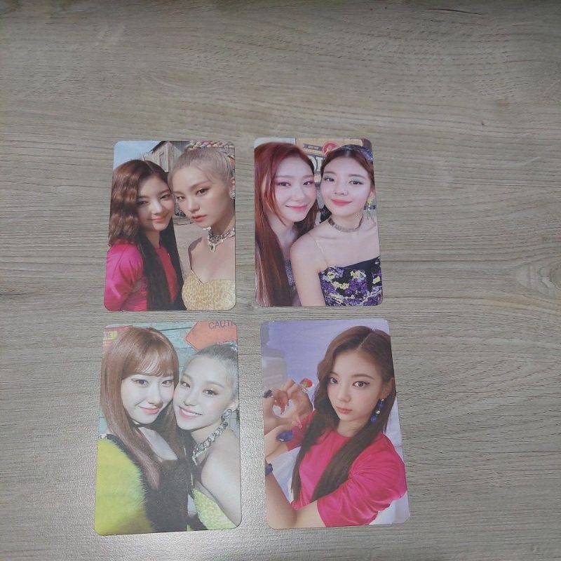 itzy not shy photocard pc yeji lia chaeryeong