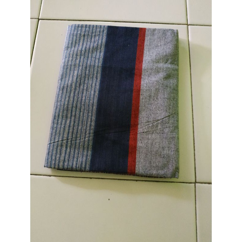 Jual Kain Tenun Lurik Atbm Motif Gradasi Warna Coklat Abu Indonesia Shopee Indonesia