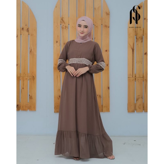 Gamis ceruty renda