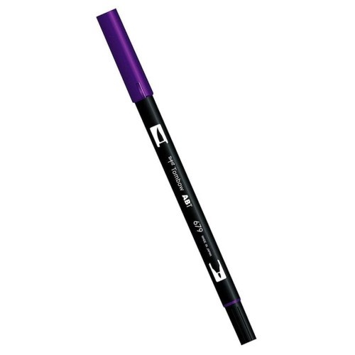 

Tombow Dual Brush Pen Dark Plum Abt 679