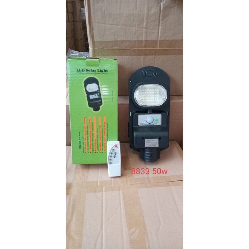 Lampu jalan solar cell 50 watt all in one Lampu Tenaga Surya 50Watt