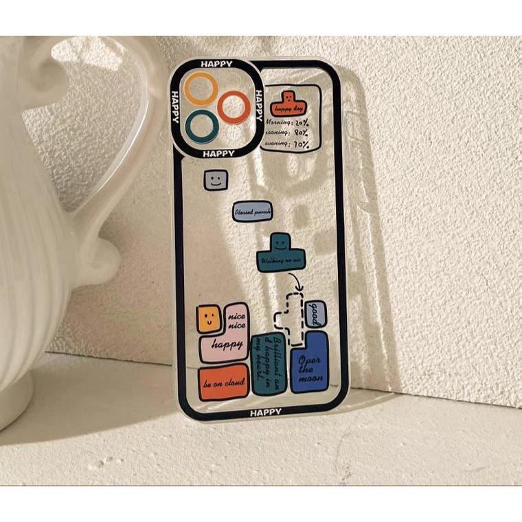 Softcase FH23 Tetris Lucu for Vivo V23e Y12 Y12s Y15 Y15s Y17 Y20 Y20i Y21 Y21s Y30 Y30i Y33s Y50 Y91 Y93 Y95