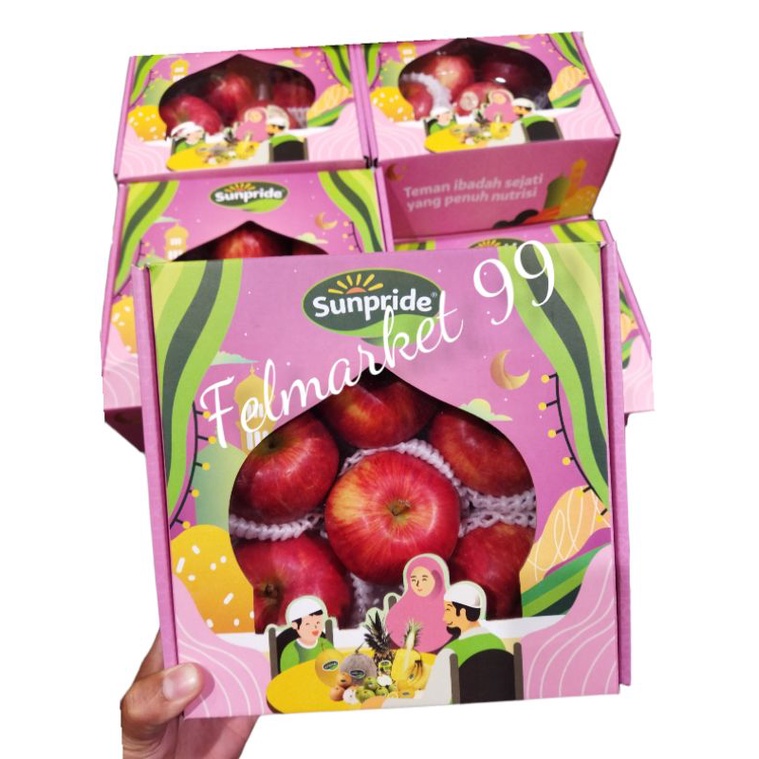 

Apel poppi new Zealand manis & wangi gift box special