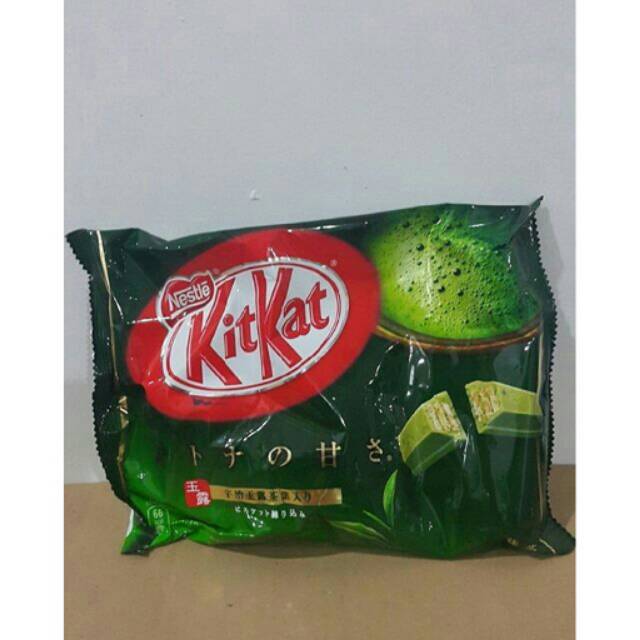 

Kitkat green tea jepang