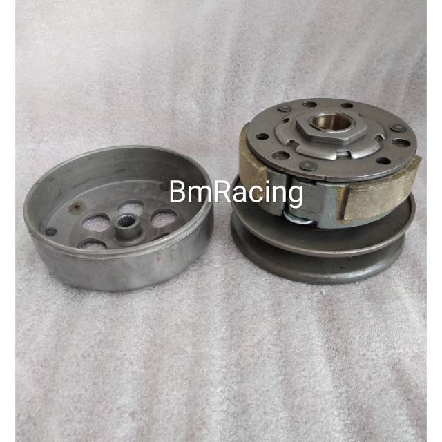 Puli pulley set 54P Mio J lengkap mangkok kampas ganda per