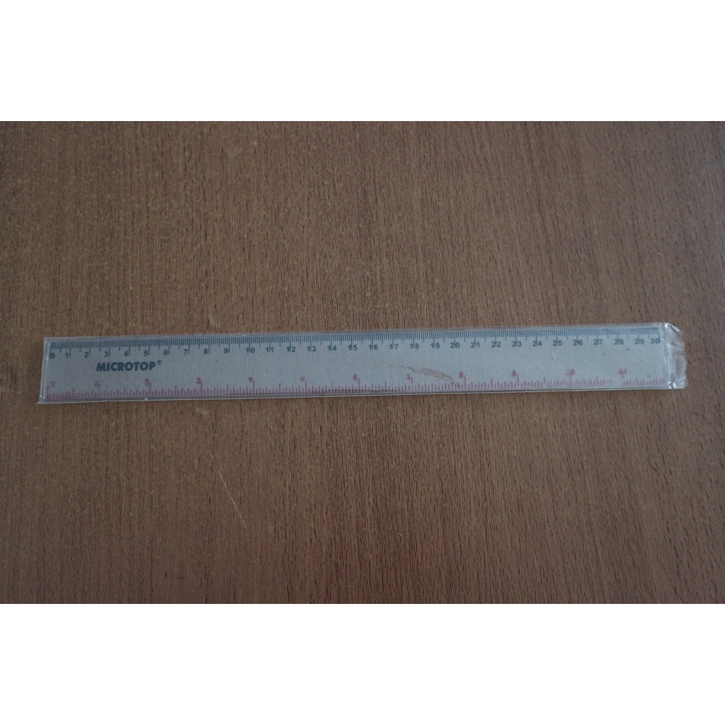 

Penggaris Plastik Microtop 30cm Ruler Murah Bagus