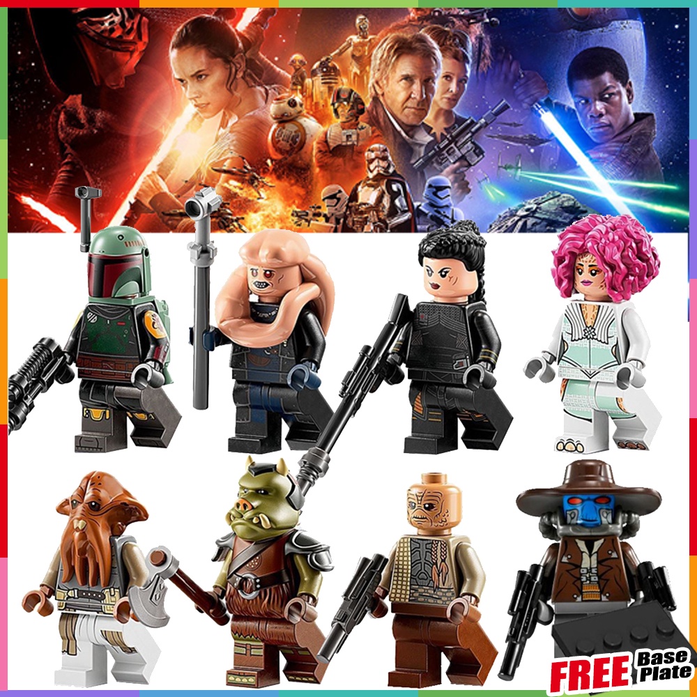 Mainan Action Figure Star Wars Boba Fett Fennec Shand Bib Fortuna Theelin Dancer Quarren Gamorrean Weequy Darth Bane