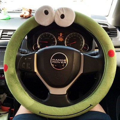 Sarung Cover Stir Setir Mobil Kain Motif Kartun Lucu Keren Keroppi elmo rilakuma