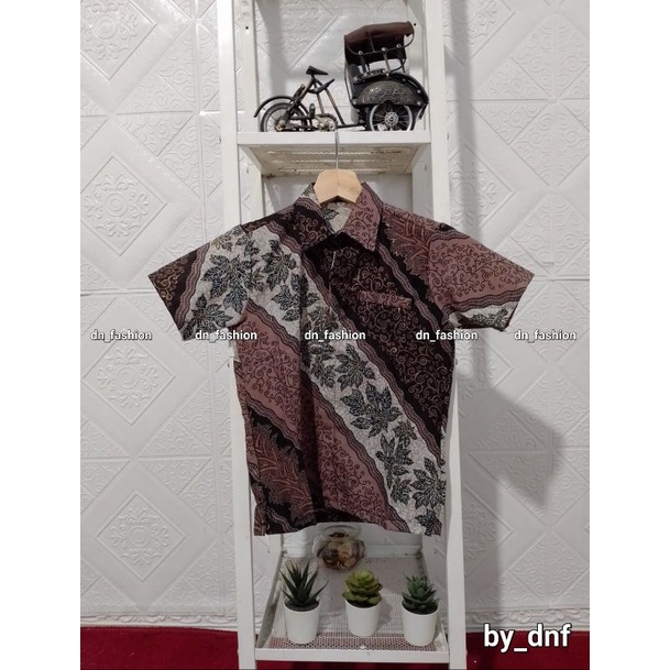 Kemeja batik anak warna coklat//kemeja batik//couple kemeja//batik//kemeja batik terbaru//kemeja anak