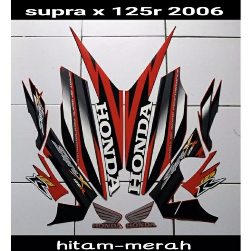 Striping / list body motor Supra x 125 R 2006